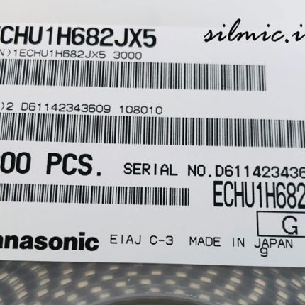 خازن 6.8 نانو فاراد 50 ولت Panasonic سایز 1206 نوع pps با دمای کاری 125 درجه
