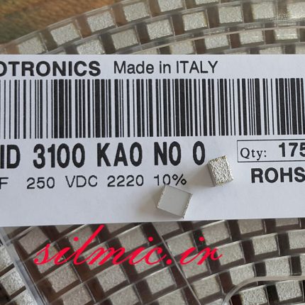 خازن پلی اتیلن 100 نانو فاراد 250 ولت arcotronics ایتالیا highest reliability