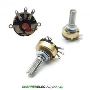 کلید ولوم ته کوچک 500K کیلو اهم