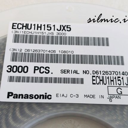 خازن 150 پیکو فاراد 50 ولت Panasonic سایز 0805 نوع pps با دمای کاری 125 درجه