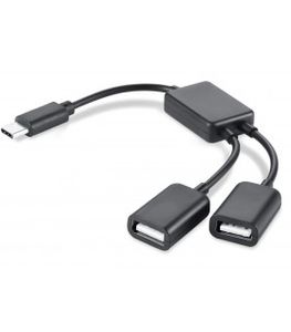 هاب Type C به 2 پورت USB مادگی