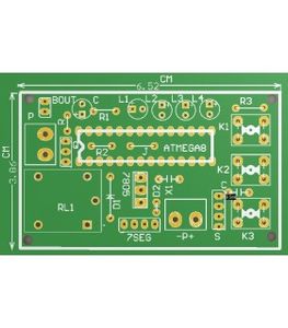 فایل دانلودی آموزشی Pcb و سورس پروژه متر التراسونیک به همراه نمایشگر  فاصله و رله