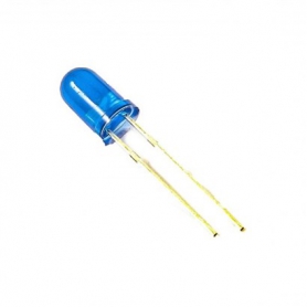 LED مات 5mm آبی