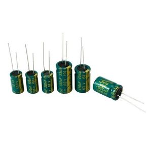 خازن الکترولیتی 220uF / 400V مارک JWCO سبز