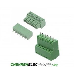 ترمینال ریز 6P شماره 3.81mm (صاف)