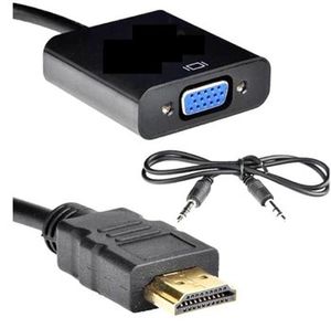 کابل تبدیل HDMI به VGA با خروجی صدا