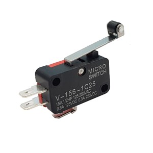 میکروسوئیچ اهرم دار با غلتک V-156-1C25