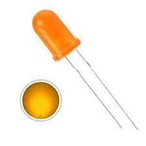 LED نارنجی 5mm بسته 10 تایی