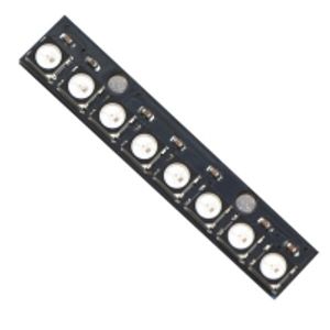 ماژول RGB LED خطی 1x8  مدل Black Pearl با WS2812B