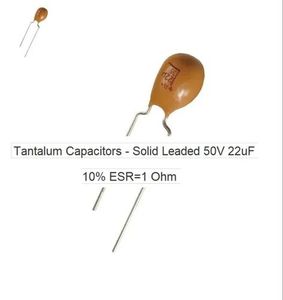 خازن تانتال 22uF 50V