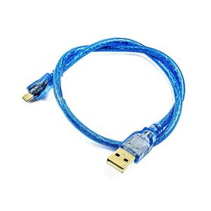 کابل تبدیل USB به microUSB سی سانتی متری شیشه ای