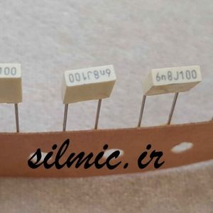 خازن 6.8 نانو فاراد 100 ولت arcotronics سری MKT کوپلاژ ، بای پس و سویئچینگ