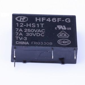 رله پکیجی  4 پین 12 ولت 7 آمپر HONGFA |مدل HF46F-G/12-HS1T