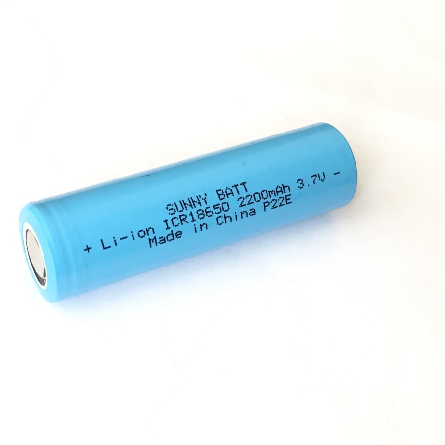 باتری شارژی لیتیم یون 2200میلی امپر ساعت 3.7ولت SUNNYBATT