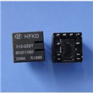 رله ماشینی دوبل HF HFKD 012-2ZST