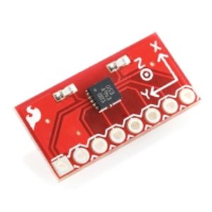 ماژول شتاب سنج سه محور BMA180 محصول Sparkfun ام...