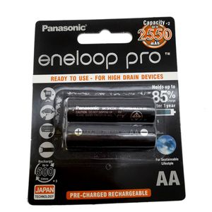 باتری قلمی قابل شارژ پاناسونیک مدل ENELOOP PRO بسته 2 عددی