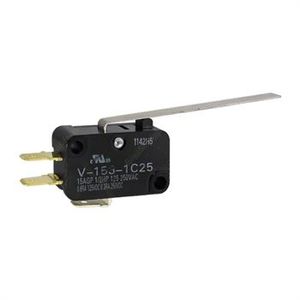میکروسوئیچ اهرم بلند 15 آمپر 4 پایه OMRON V-153