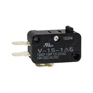 میکروسوئیچ بدون اهرم 1.5 سانت 15 آمپر 3 پایه OMRON V-15-1A5