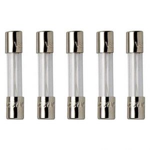 فیوز شیشه ای 5 آمپر طول 20 میلی متر