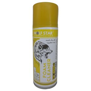 اسپری کف پاک کننده چند منظوره ولف استار مدل WOLFSTAR FOAM CLEANER حجم 400 میلی لیتر