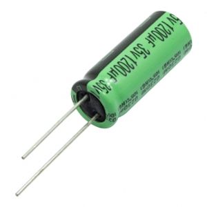 خازن الکترولیتی 1200uF / 35V تایوانی مارک TAICON با طول عمر بالا