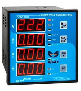 سوپر ولت آمپرمتر VAD-96B شیوا امواج سری 22D2