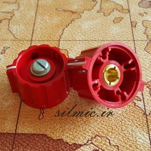سر ولوم پلاستیکی با پیچ تنظیم emerson & cuming ساخت آمریکا قطر 28 میل