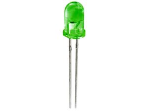 (خود رنگ)LED Green 5mm