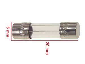 Fuse 0.5A-250V (فیوز شیشه ای)2CM