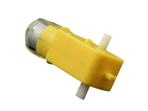 آرمیچر گیربکس پلاستیکی زرد دو شفت مدل 1B48   270 RPM