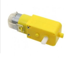 آرمیچر گیربکس پلاستیکی زرد تک شفت مدل 1A48  270 RPM