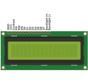نمایشگر سبز 2*16 LCD باز سازی شده