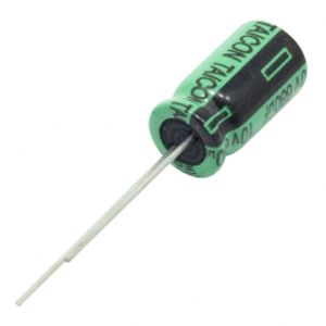 خازن الکترولیتی 680uF / 10V تایوانی مارک TAICON با طول عمر بالا