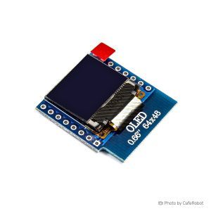 ماژول نمایشگر OLED D1 Mini تک رنگ 0.66 اینچ دارای ارتباط I2C