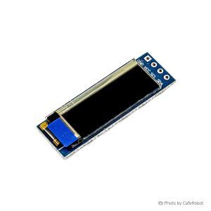 ماژول نمایشگر OLED تک رنگ 0.91 اینچ دارای ارتباط I2C