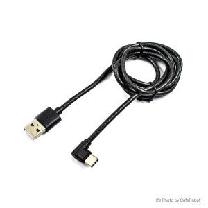 کابل انتقال دیتا و شارژر USB Type-C مشکی 1.2 متری