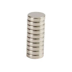 آهن ربای نئودمیوم فوق قوی 2.5mm X 10mm دایره ای
