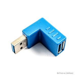 مبدل USB نری به مادگی 90 درجه