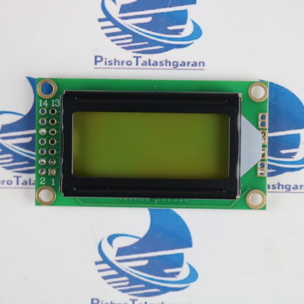 LCD کاراکتری 8*2 سبز