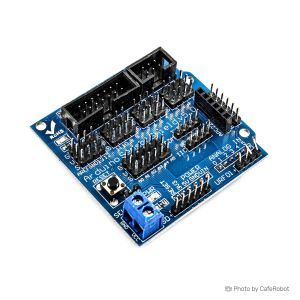 شیلد سنسور آردوینو دارای قابلیت اتصال سروو / بلوتوث / SD card / APC220 / آلتراسونیک / I2C / 12864 LCD