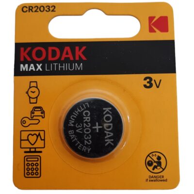 باتری سکه ای کداک MAX LITHIUM CR 2032