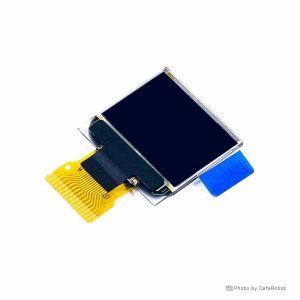 نمایشگر OLED تک رنگ 0.66 اینچ دارای ارتباط SPI و چیپ درایور SSD1306 با کابل فلت 16 پین