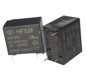 رله کبریتی 24 ولت 5 آمپر 5 پایه برند HONGFA |مدل  HF32FA/024-ZS2