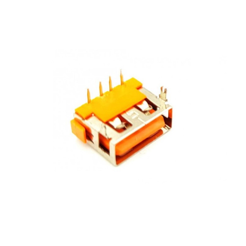 کانکتور USB-A مادگی کوتاه 10mm رنگ نارنجی