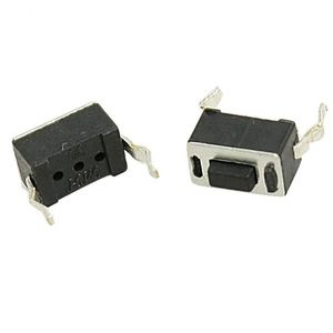 تک سوئیچ ریموتی 3x6x5mm مشکی پکیج DIP دو پایه