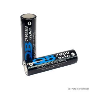 باتری لیتیوم یون 18650 شارژی 3.7 ولت 2600mAh برند QB