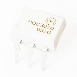 MOC3020, Triac & SCR Output Optocoupler, DIP-6