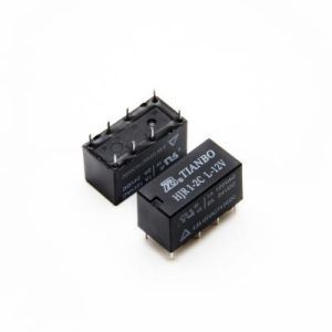 Relay 12V 1A 2C 8PIN, Low Signal Relays - PCB, Through-hole