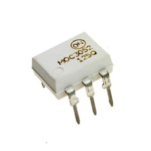 MOC3052, Triac & SCR Output Optocoupler, DIP-6
